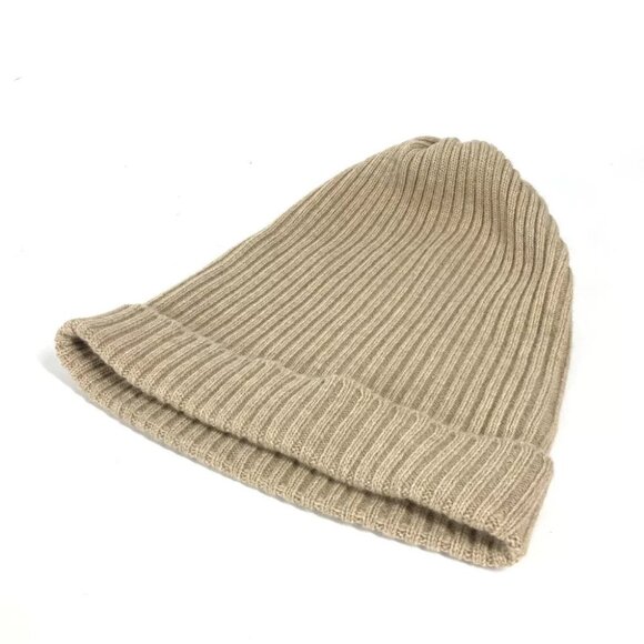 BURBERRY beanie hat knit hat knit cap Knit hat wool Beige main image 3